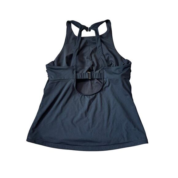 Athleta women's swim Tankini/bikini, size 34 B/C; Black, Underwire support - Picture 2 of 7